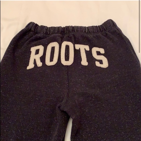 NOT SOLD YET!! roots black salt and pepper sweatpants!!! - Picture 2 of 5